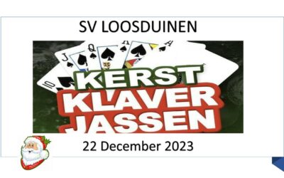 KERSTKLAVERJASSEN bij SV Loosduinen