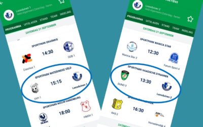 De zaterdag van s.v. Loosduinen 1 en 2