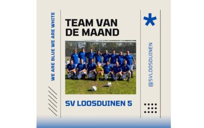 TEAM VAN DE MAAND SEPTEMBER IS……