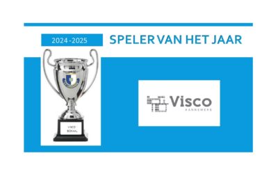 Speler van het jaar 2024/2025 – Visco bokaal