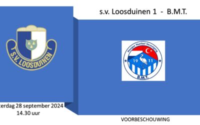 Vooruitblik zaterdag 28 september 2024