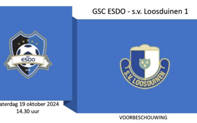 Vooruitblik naar zaterdag 19 oktober a.s.