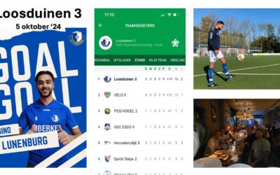 S.V. Loosduinen 3 wint terecht, maar moeizaam van ODB 3