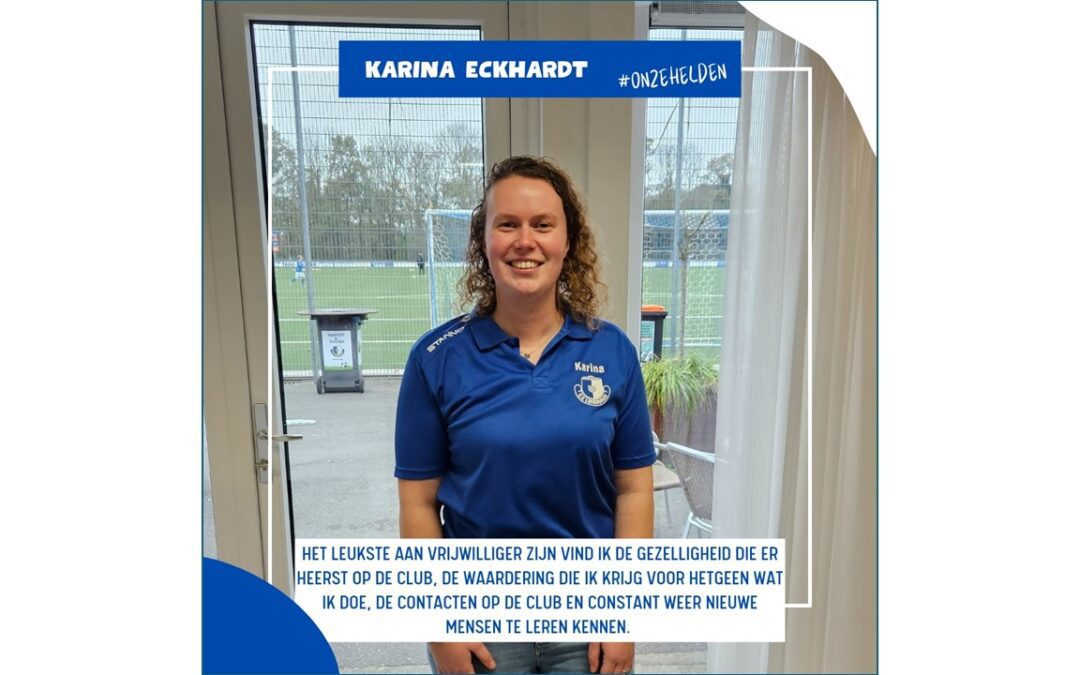 ONZE HELDEN (13); Karina Eckhardt