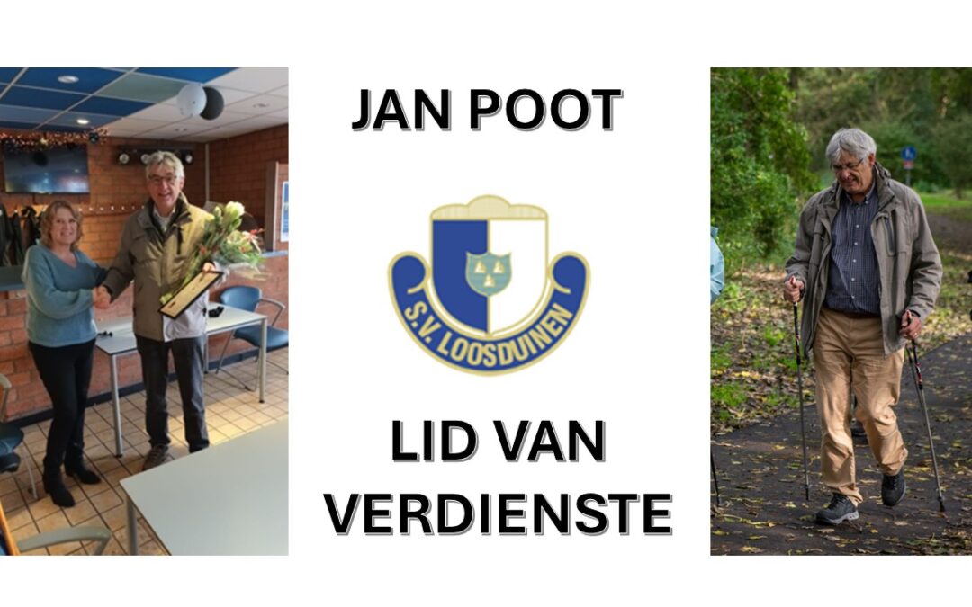 Jan Poot, Lid van Verdienste van s.v. Loosduinen