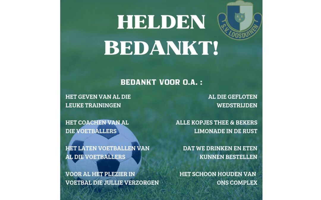 NATIONALE DAG VAN DE VRIJWILLIGER