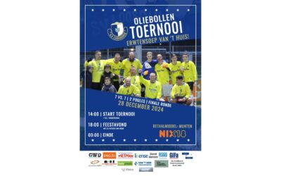 Oliebollentoernooi zaterdag 28 december!