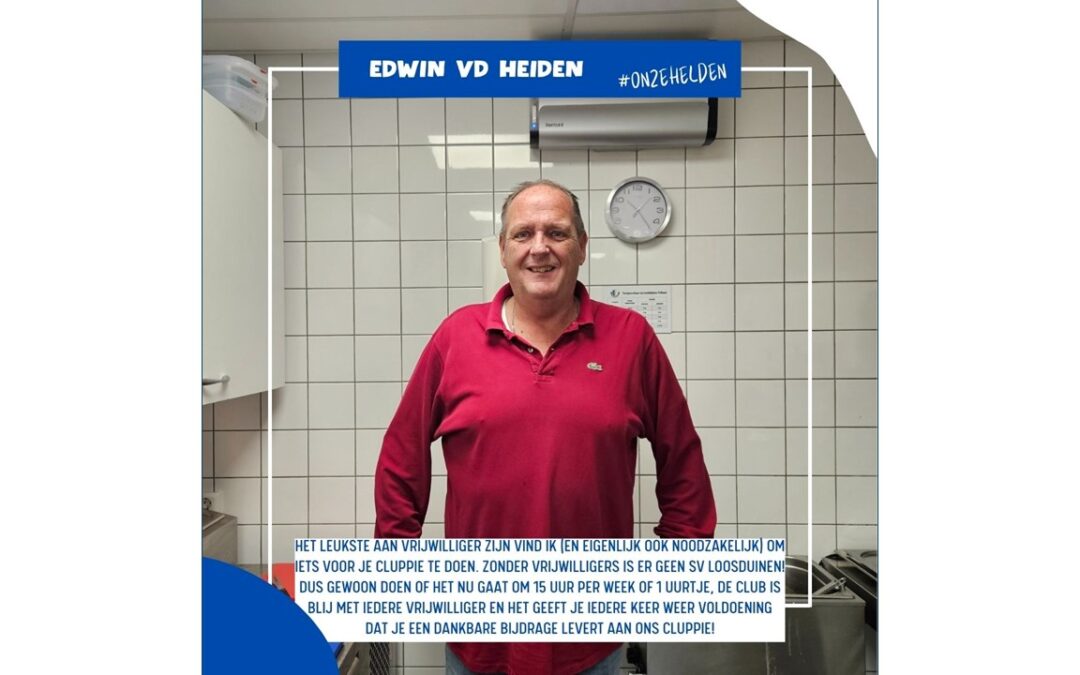 ONZE HELDEN (22); Edwin van der Heiden