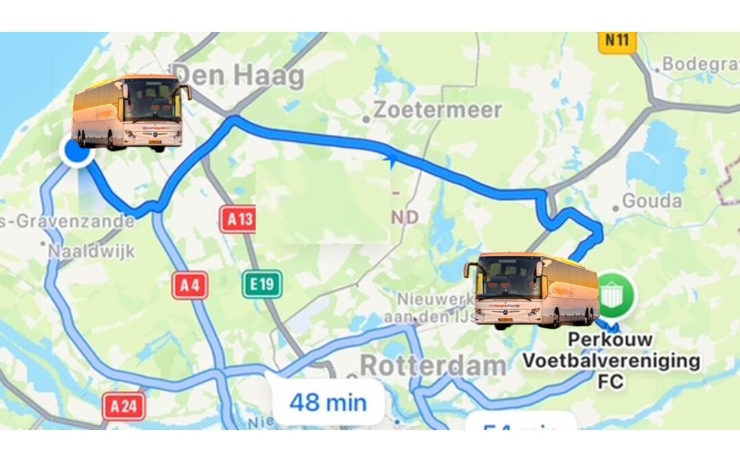 Ga je mee met de bus naar de bekerwedstrijd Perkouw vs S.V. Loosduinen 1?
