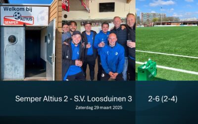 Semper Altius 2 – S.V. Loosduinen 3 2-6 (2-4)