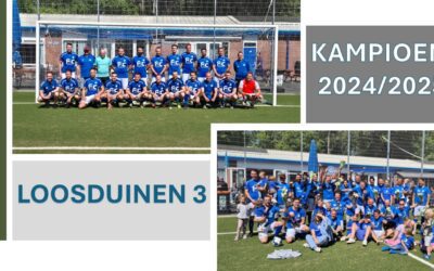 s.v. Loosduinen 3 kroont zich tot kampioen in de 4e klasse!!