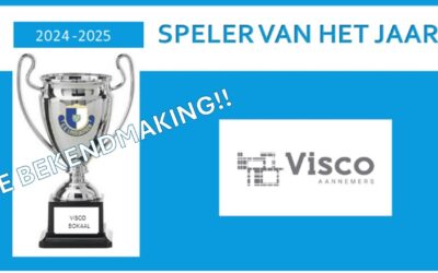 Seizoensafsluiting A-selectie & uitreiking VISCO-bokaal 2024/2025