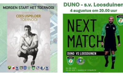 1e wedstrijd s.v. Loosduinen op het Cees IJspelder Toernooi