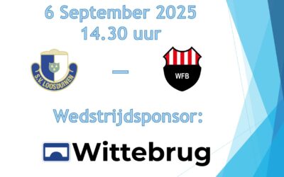 s.v. Loosduinen 1 ontvangt v.v. WFB voor de beker