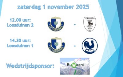 Zaterdag 1 november 2025