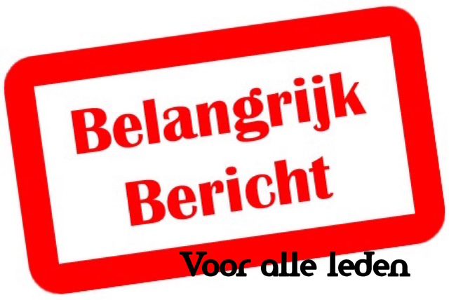 Belangrijk bericht voor iedereen