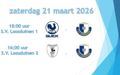 Zaterdag 21 maart 2026
