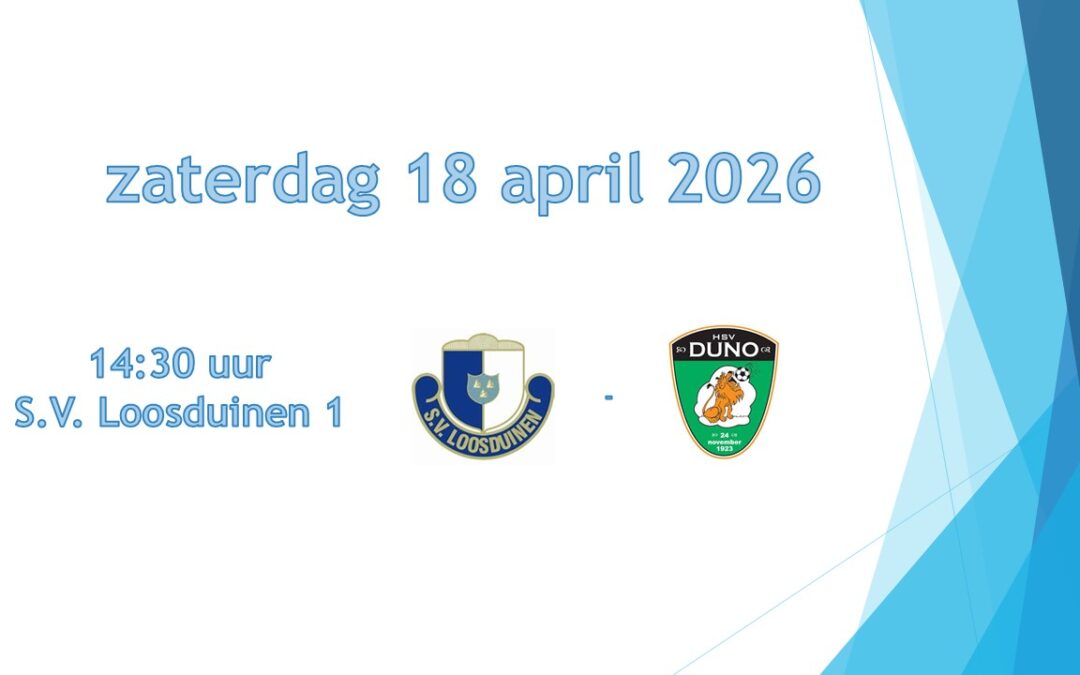 Voorbeschouwing zaterdag 18 april ’26