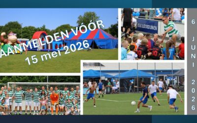 Herinnering aanmelding speler/team voor het Familietoernooi van 6 juni 2026