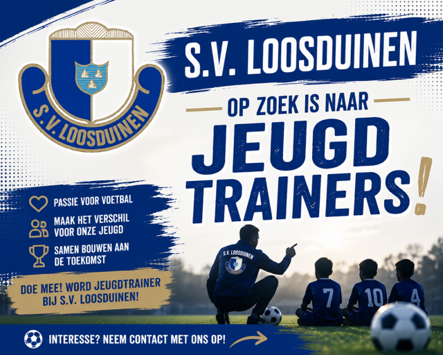 S.V. Loosduinen is voor aankomend seizoen nog op zoek naar trainers!