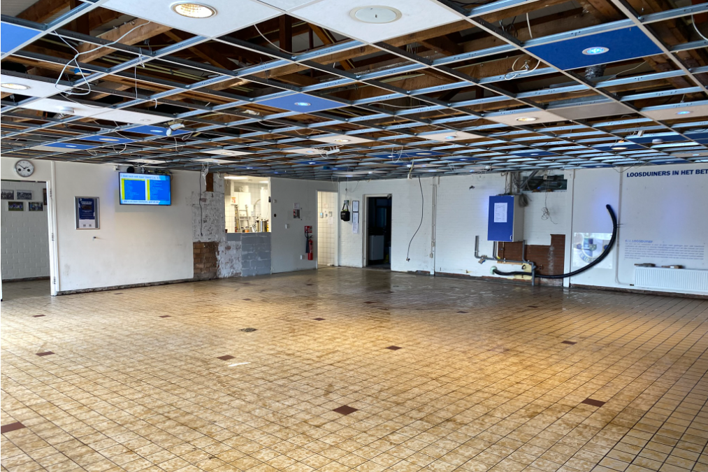 1e dagen van renovatie kantine