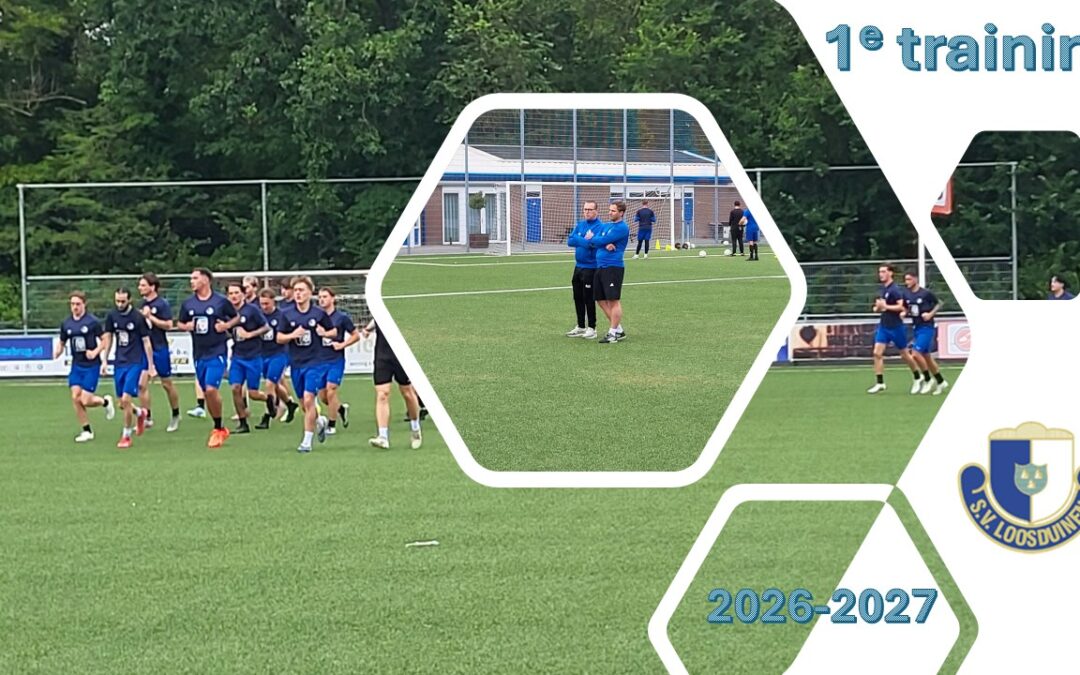 Selectie S.V. Loosduinen start met 1e training nieuwe seizoen